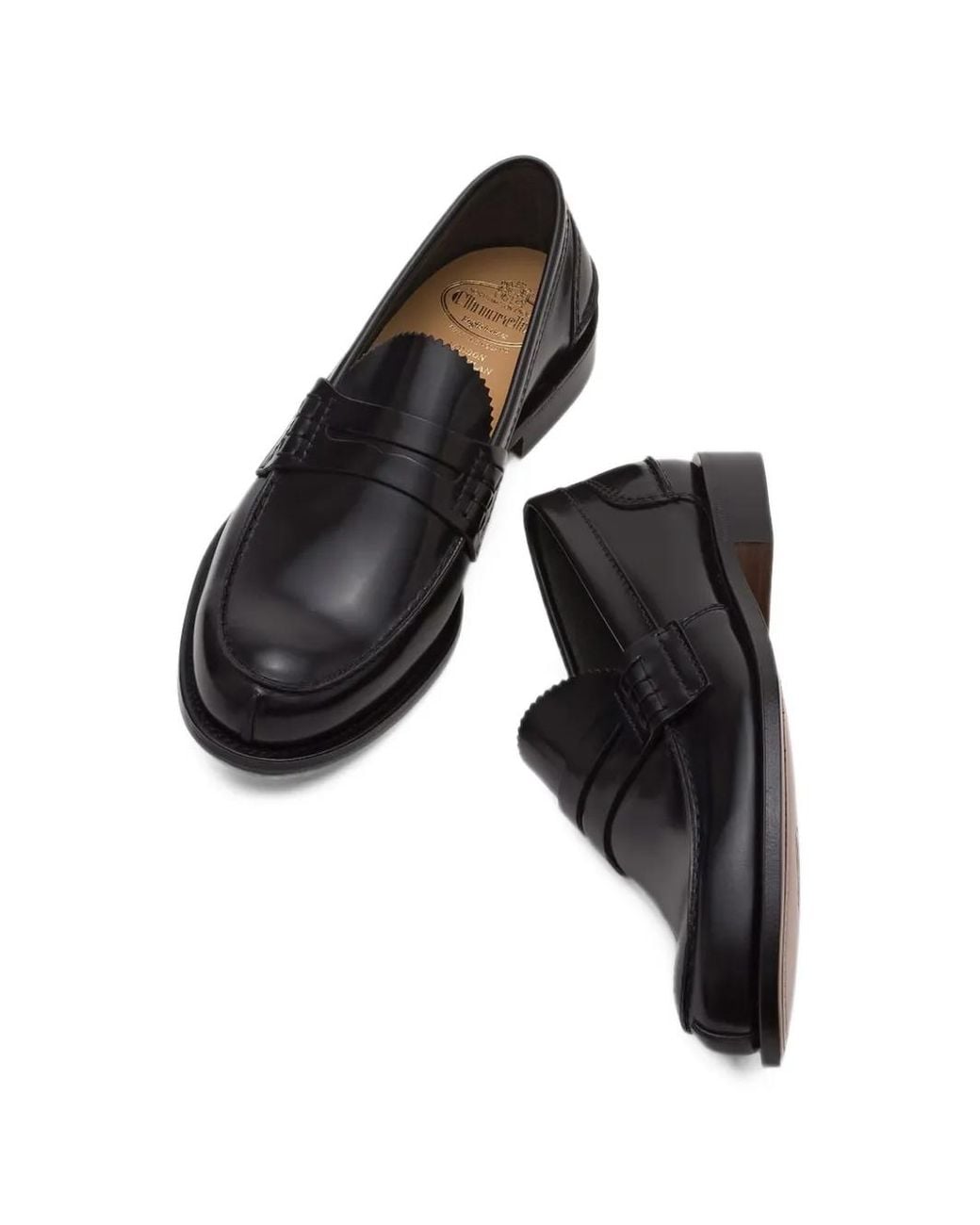 Church's Black Pembrey Leather Loafers for men