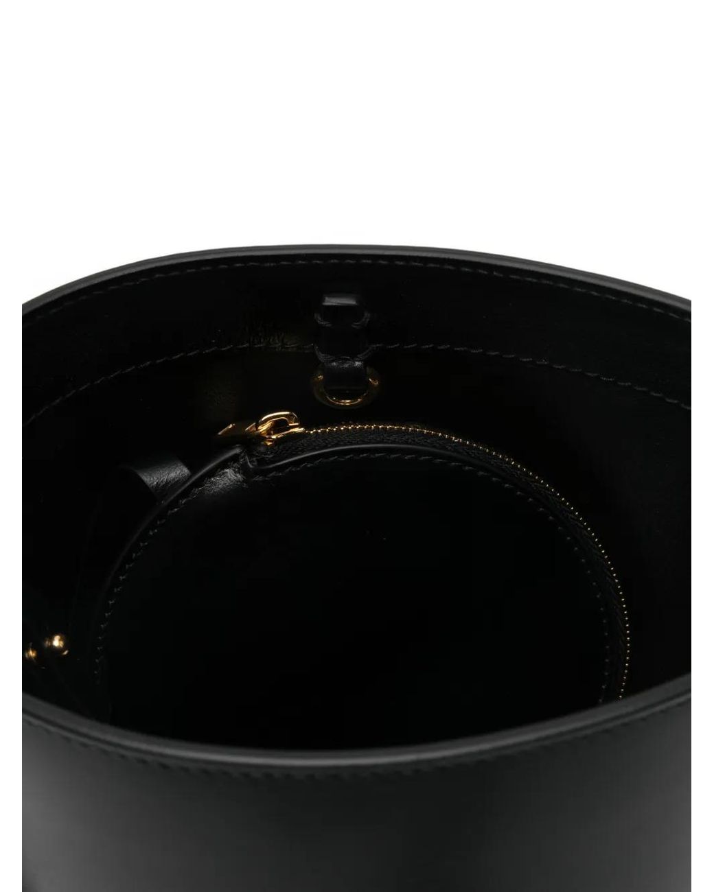 Borsa A Secchiello Cannolo Con Logo di Jil Sander in Black