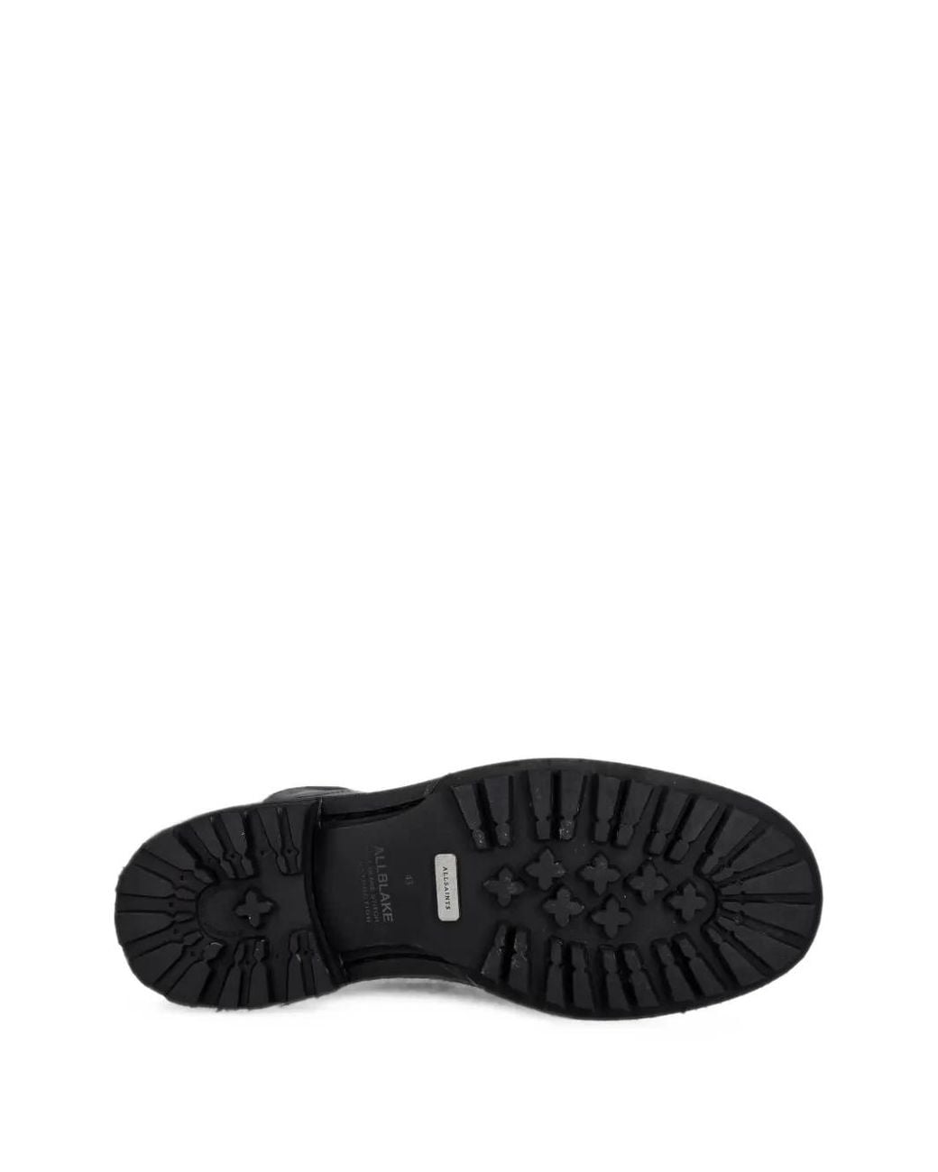 AllSaints Black Lace-Up Leather Boots for men