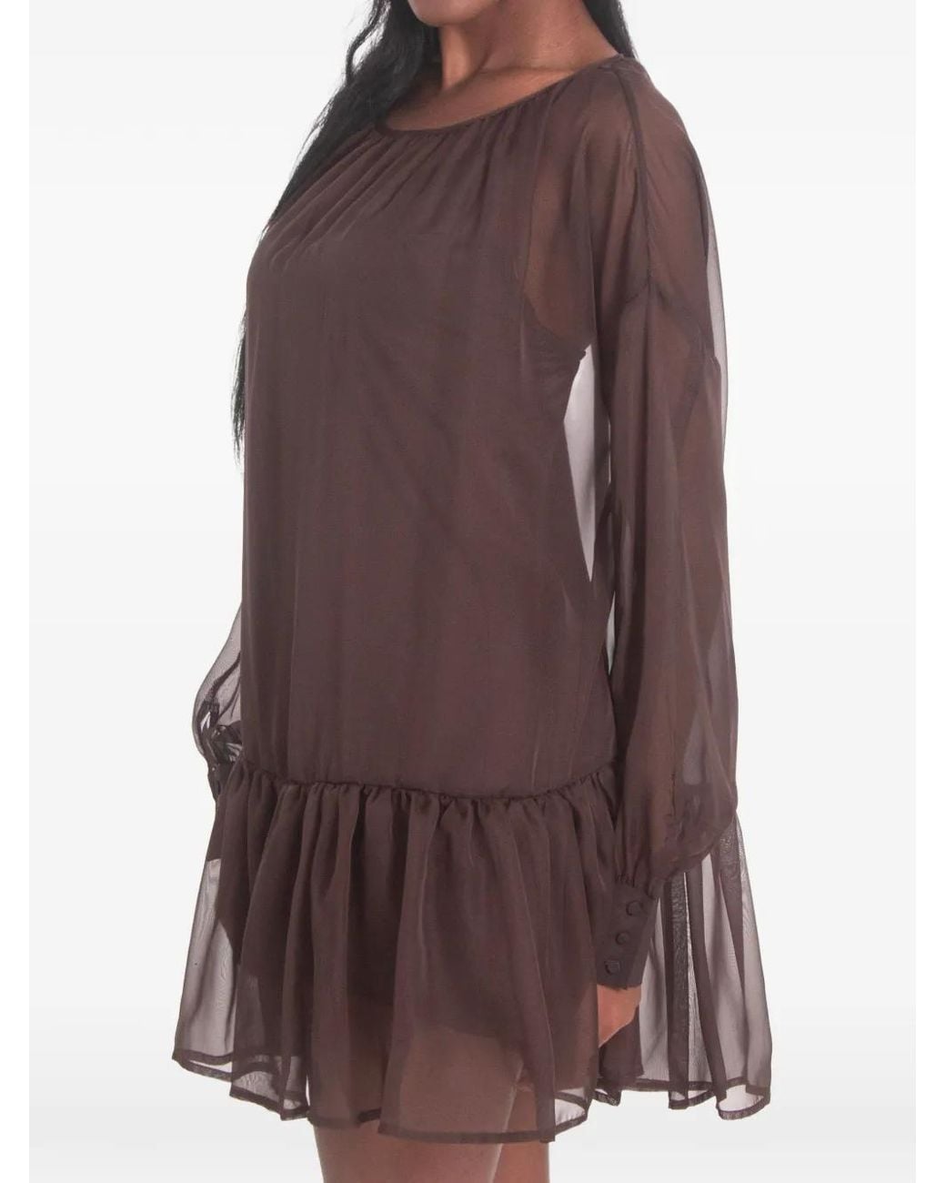Aniye By Brown Ivette Ruffled Mini Dress