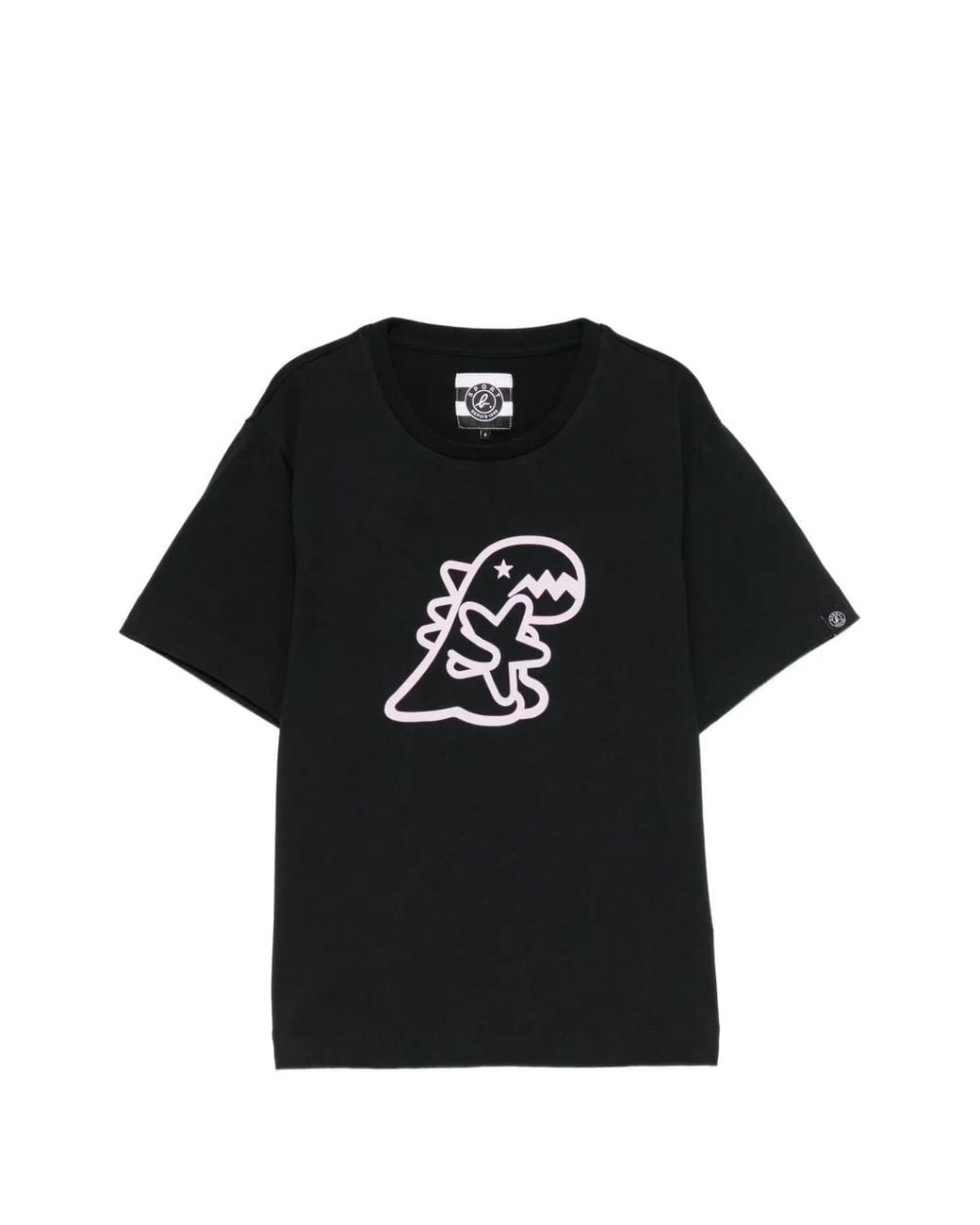 SPORT b. by agnès b. Black Hugging Star Dino T-Shirt