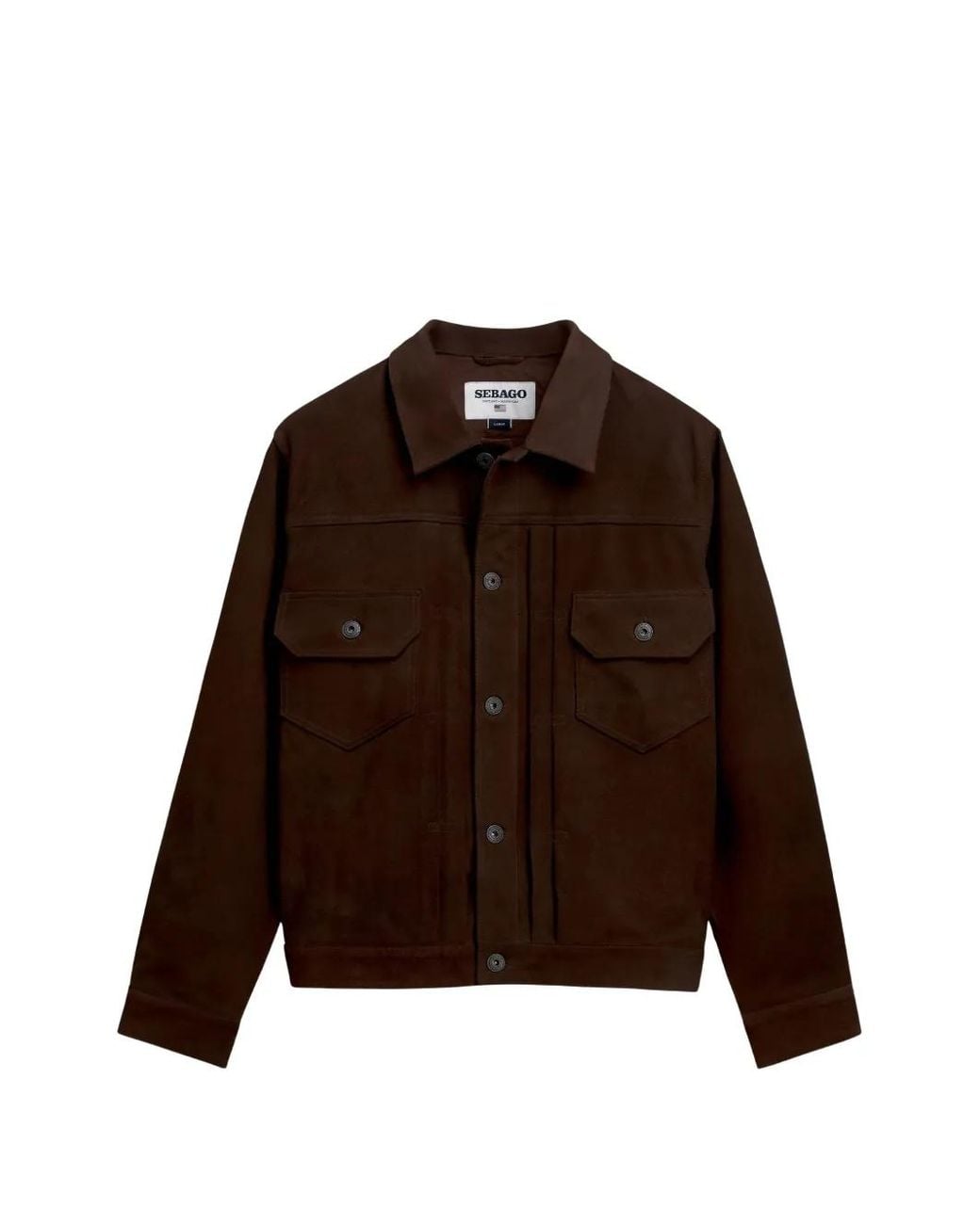 Sebago Brown Pineland Suede Panelled Jacket