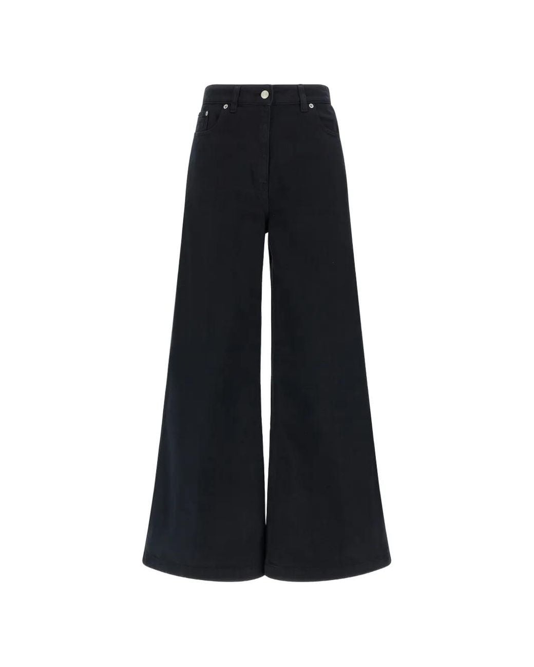 Nude Tilda Flared Broek in het Black