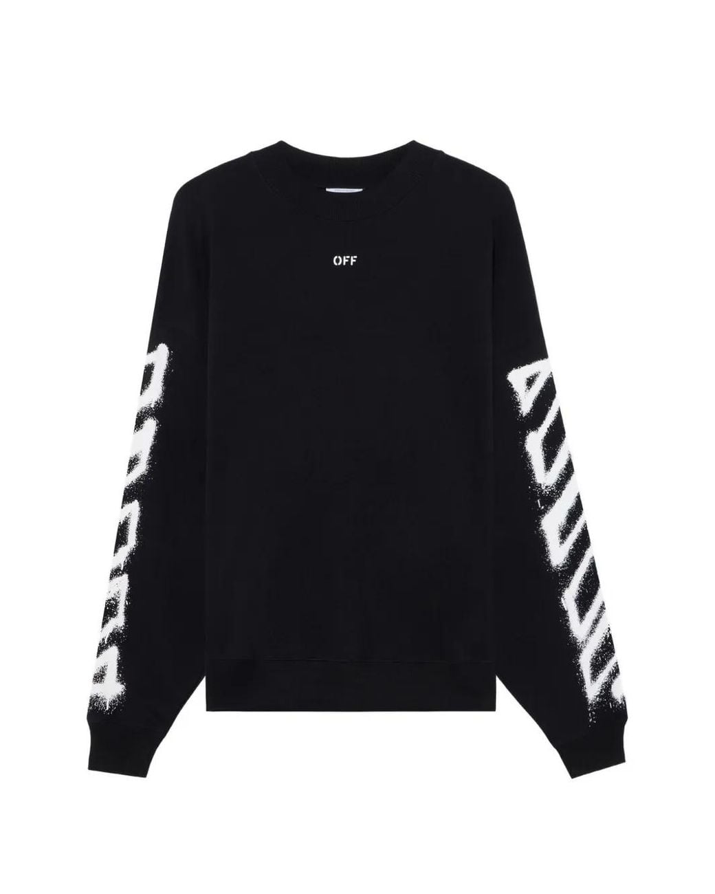 Off-White c/o Virgil Abloh Black Spray Can Arrow Skate Sweatshirt for men
