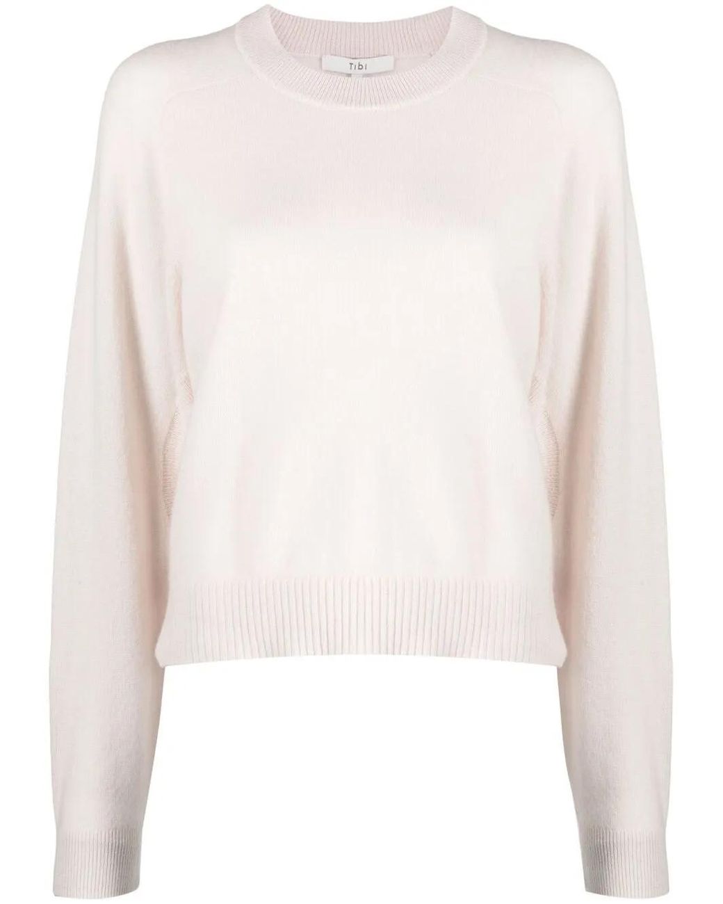Tibi Multicolor Cashmere Cut-Out Detail Jumper