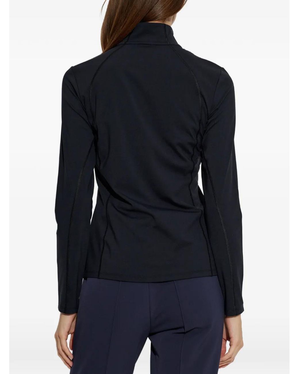 Bogner Blue Haut Medita À Col Zippé Et Manches Longues