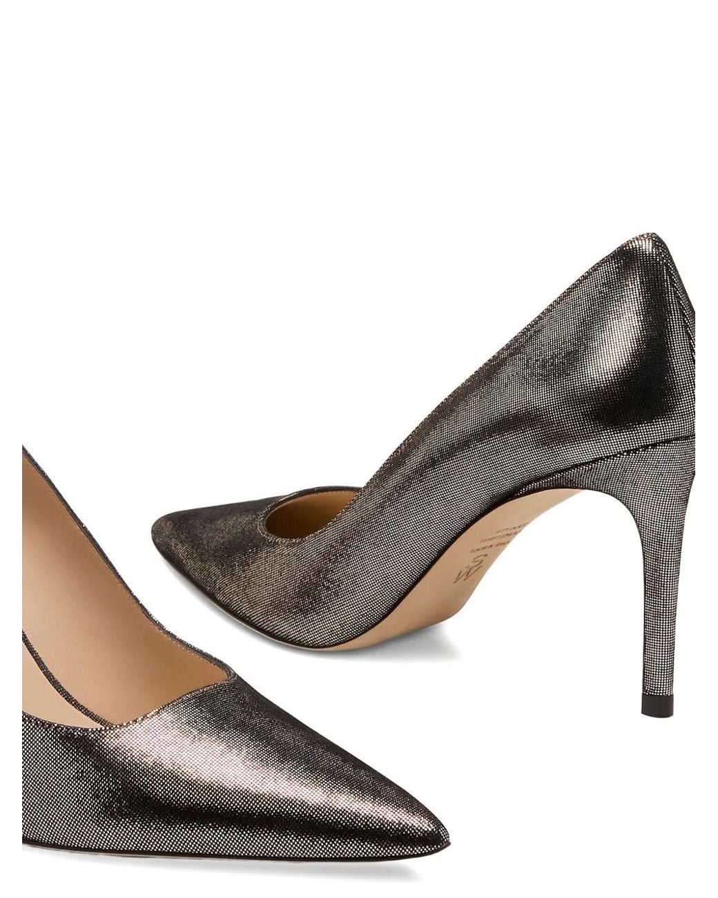 Stuart Weitzman Metallic Power Pointed Pump