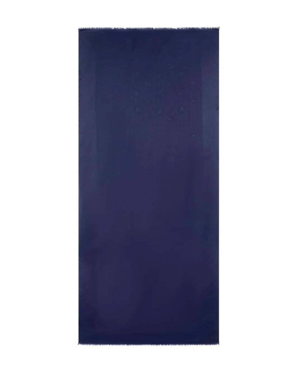 Etro Blue Logo Scarf for men