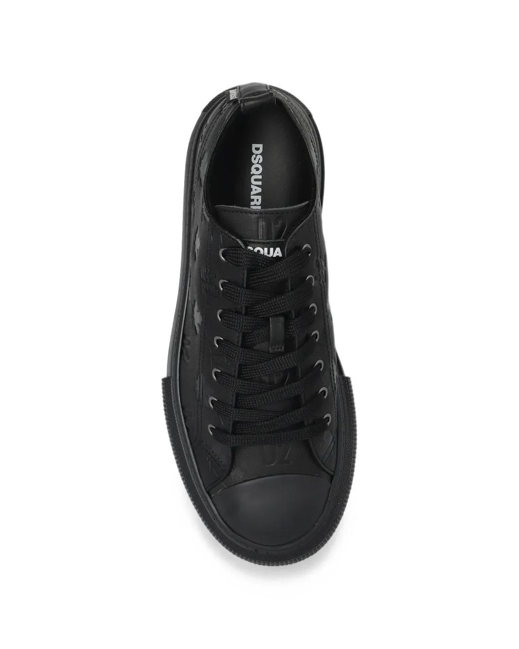 DSquared² Black Berlin Monogram Sneakers for men