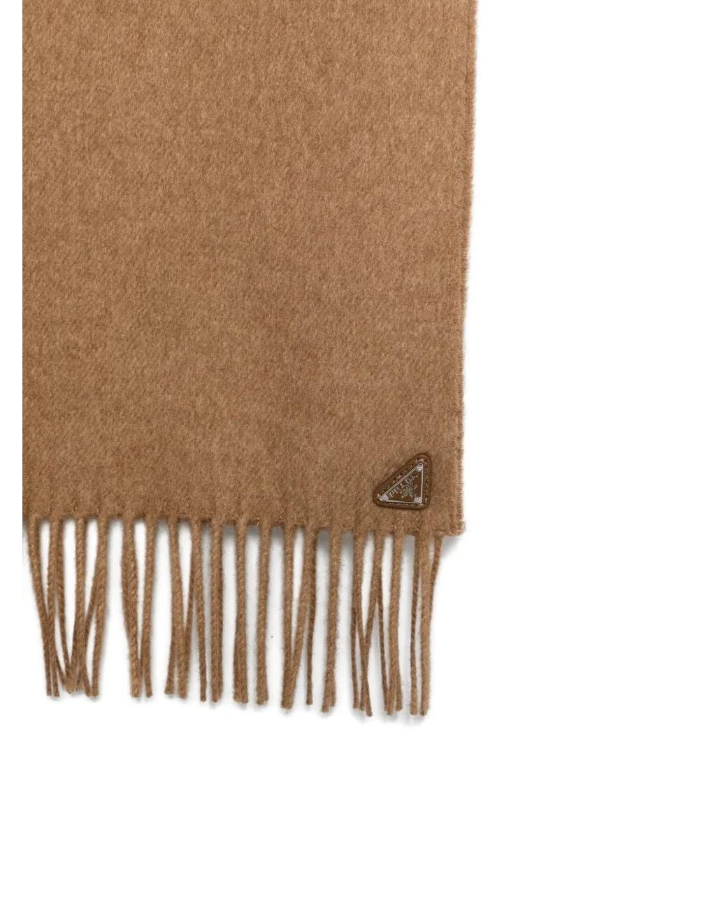 Sciarpa Con Frange di Prada in Brown da Uomo