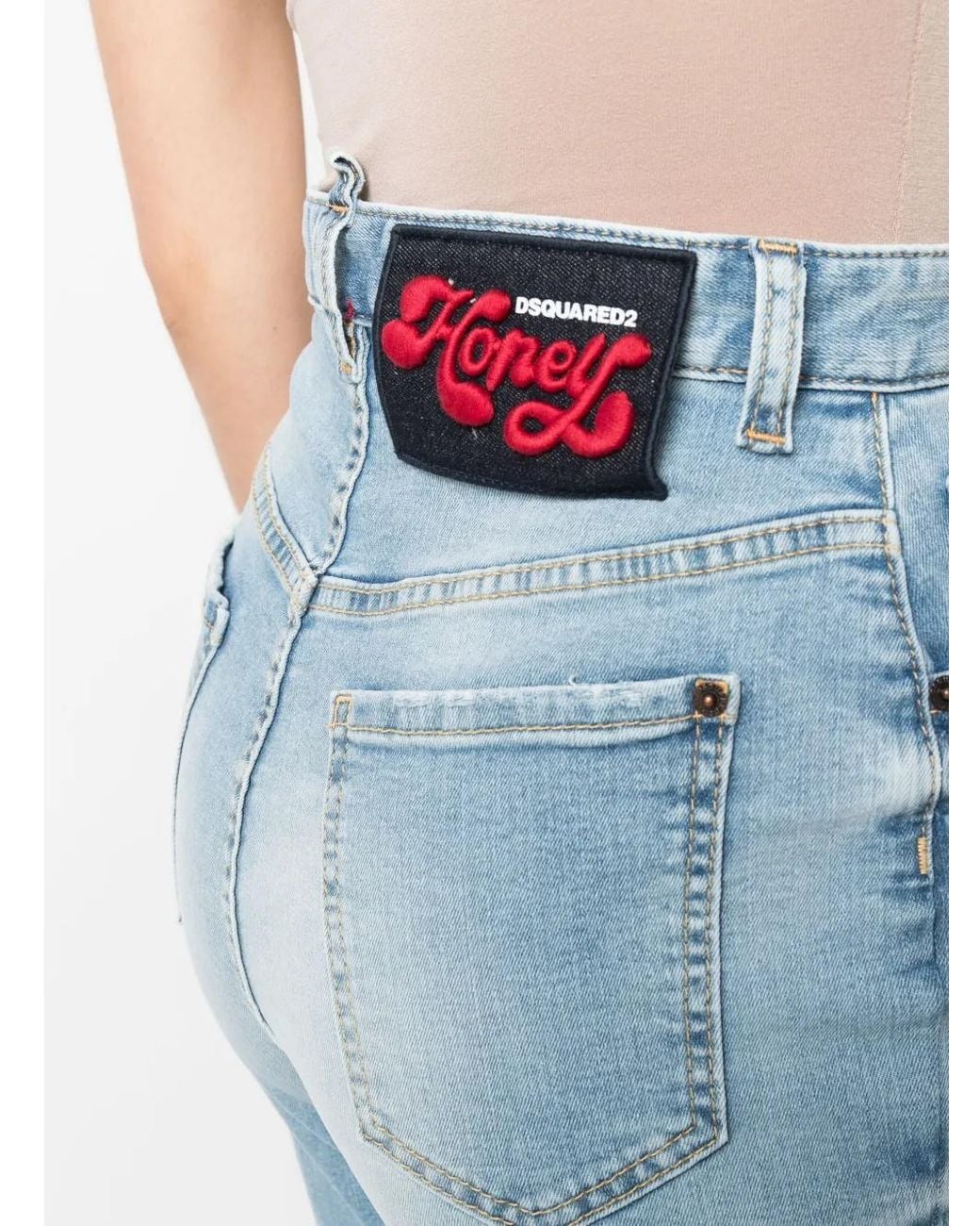 DSquared² Straight Jeans in het Blue