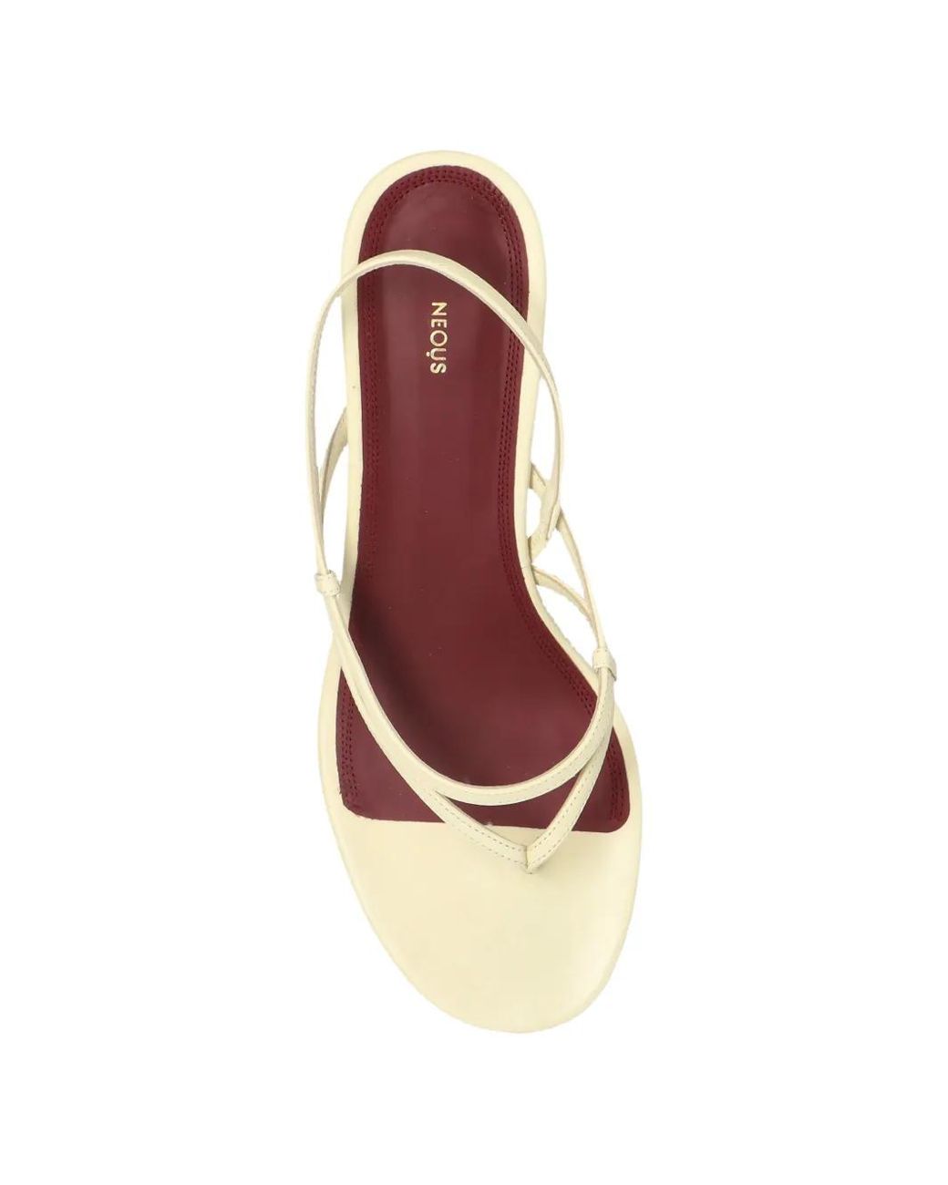 Neous Natural Open-Toe Leather Sandals