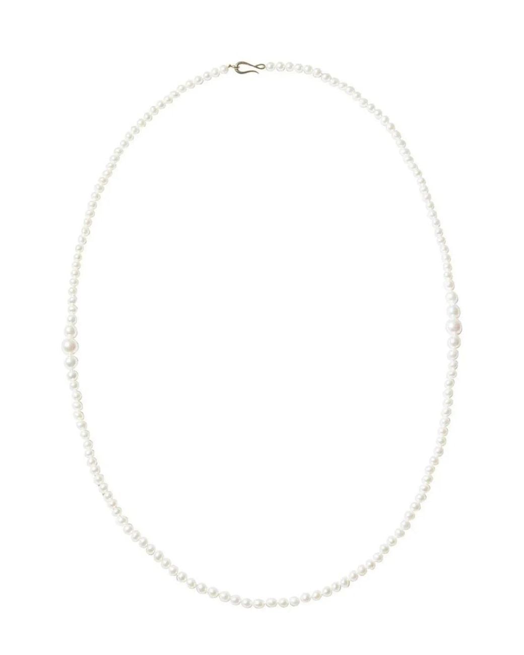 Mizuki White 14Kt Freshwater Pearl Necklace