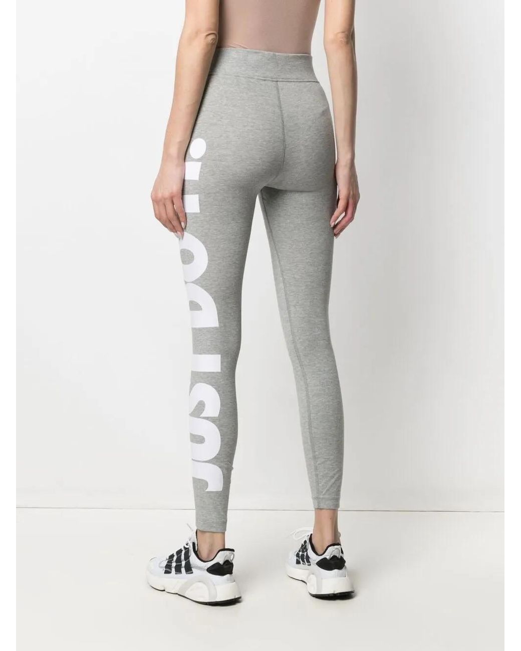 Nike Gray High-Rise Leggings