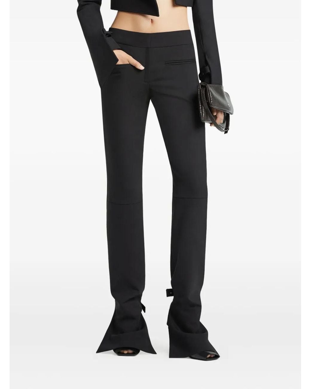 Courreges Black Courregès Bootcut Pants