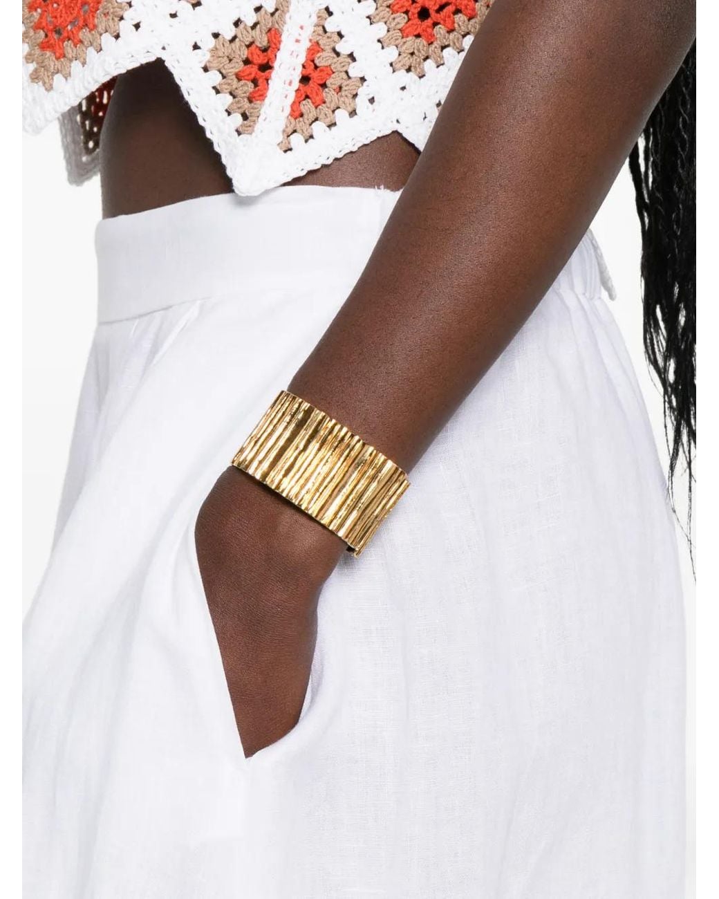 Marella White Linen A-Line Midi Skirt