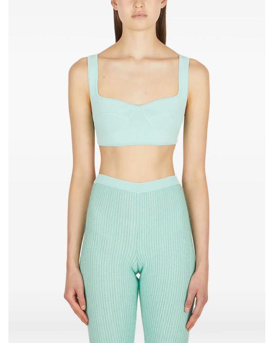 Marco Rambaldi Geribbelde Tanktop in het Green