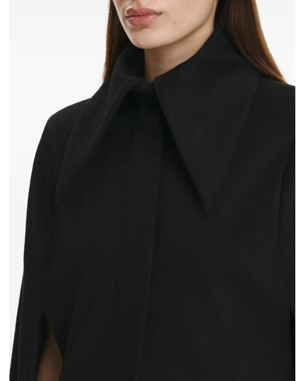 Vestiaire d'un Oiseau Libre Black Maxi Cashmere Coat