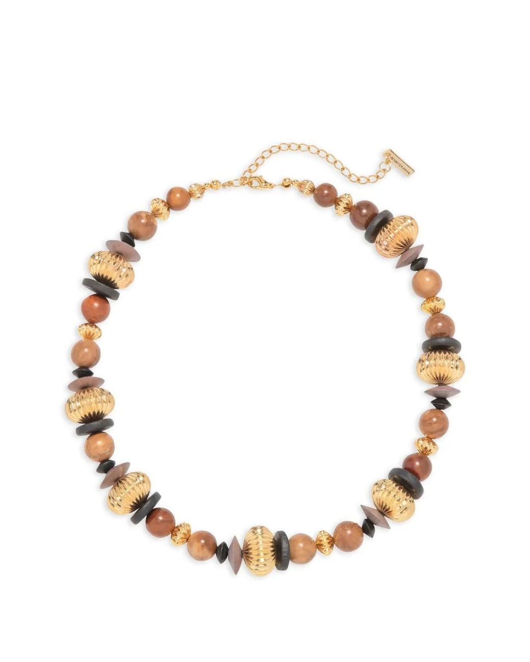 Jennifer Behr Metallic Collier Rumi À Perles