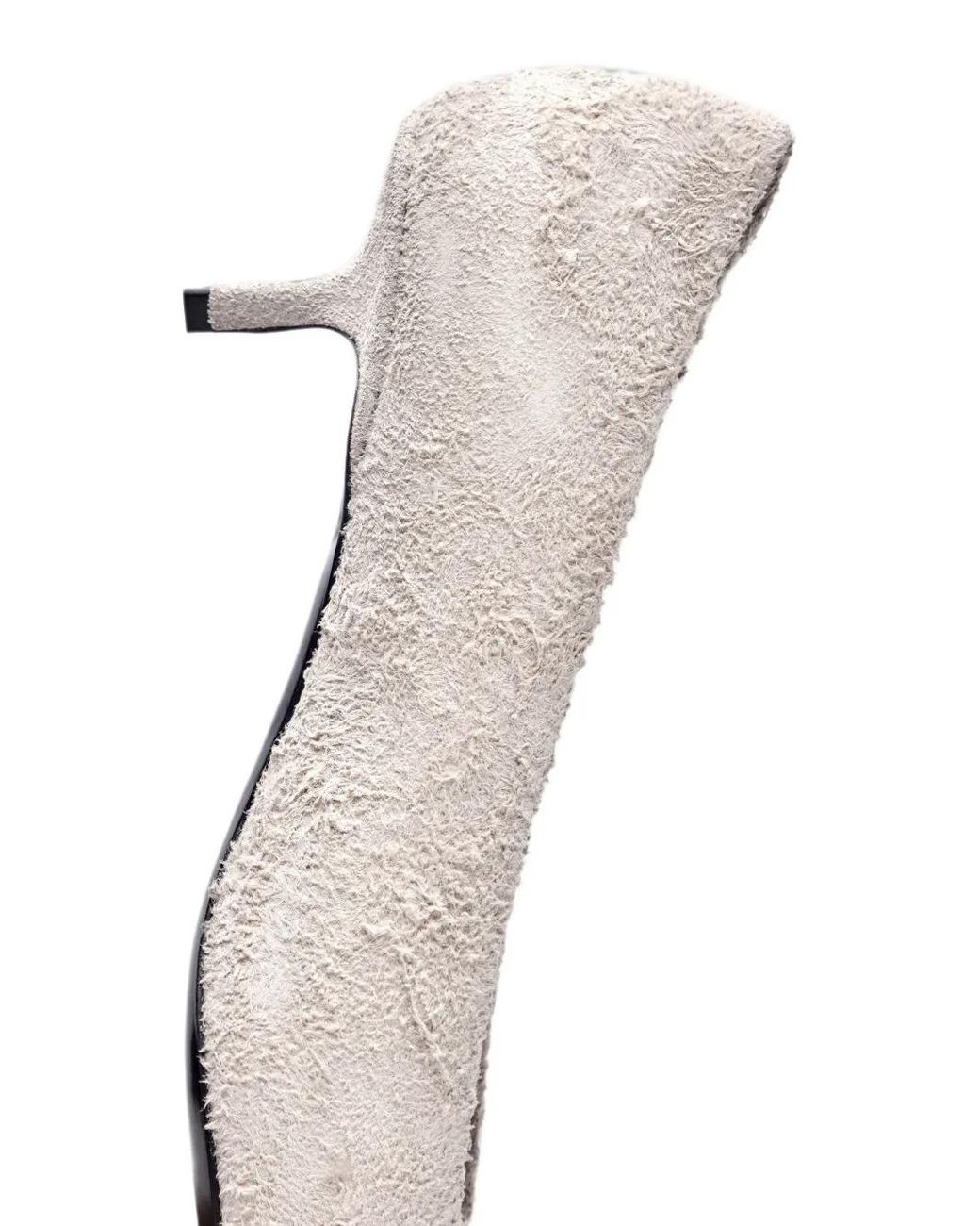 Loulou de Saison White Marthe Textured Pumps