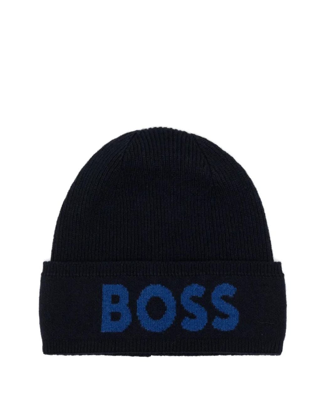 Boss Blue Elio Beanie for men