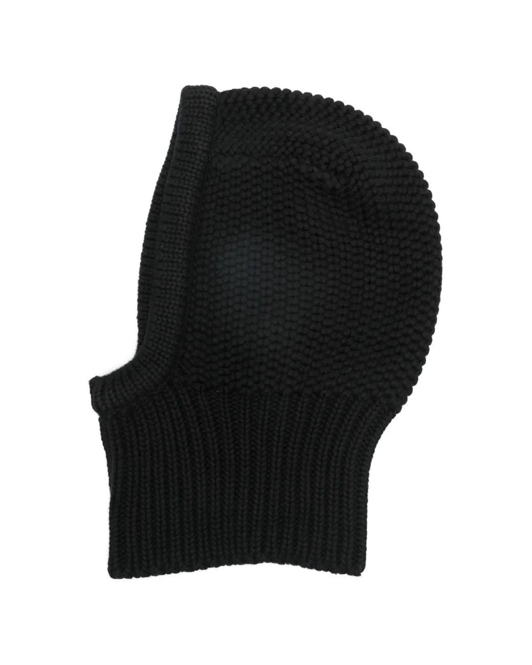 YMC Black Bonnet En Fourrure De Lapin for men