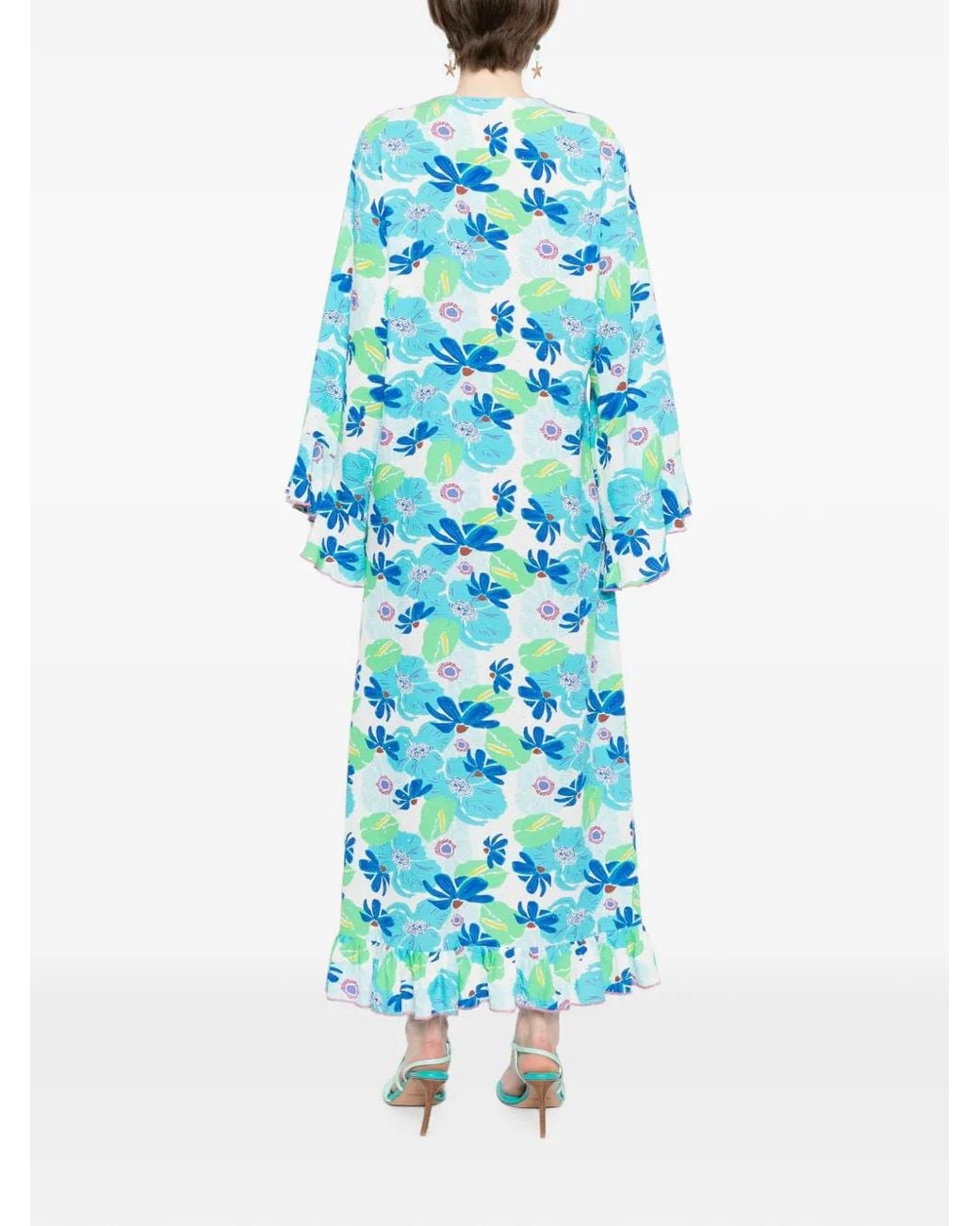 Bambah Hazel Jurk in het Blue