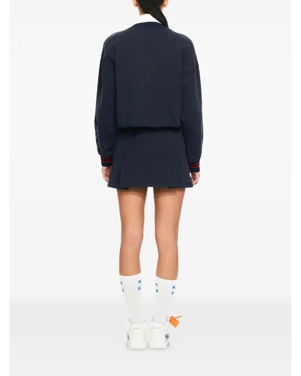 Off-White c/o Virgil Abloh Blue Royal Patch Sweatshirt
