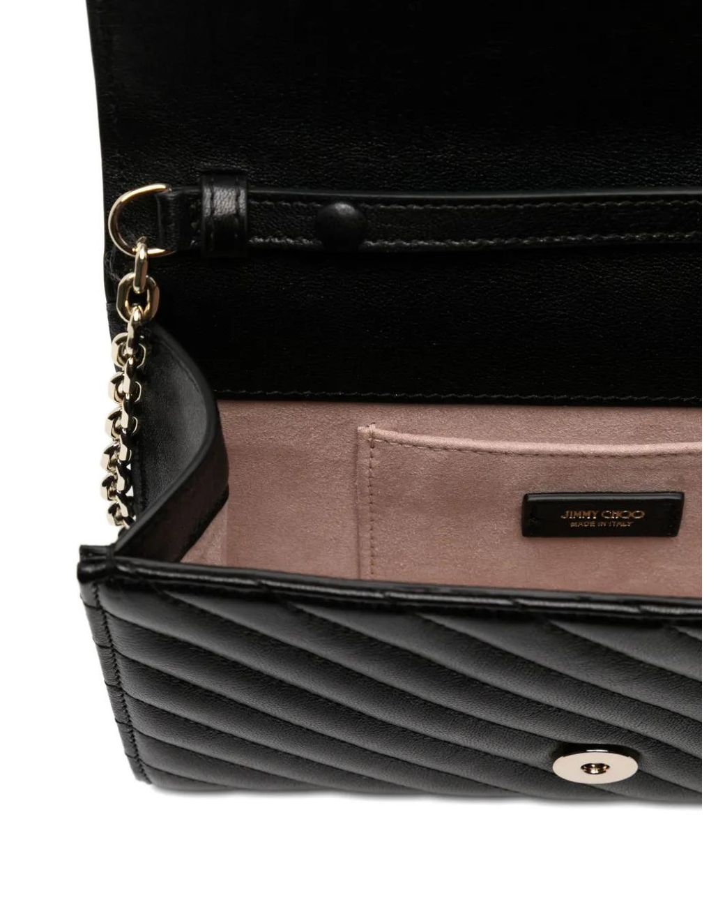 Jimmy Choo Black Curve Crossbody Bag