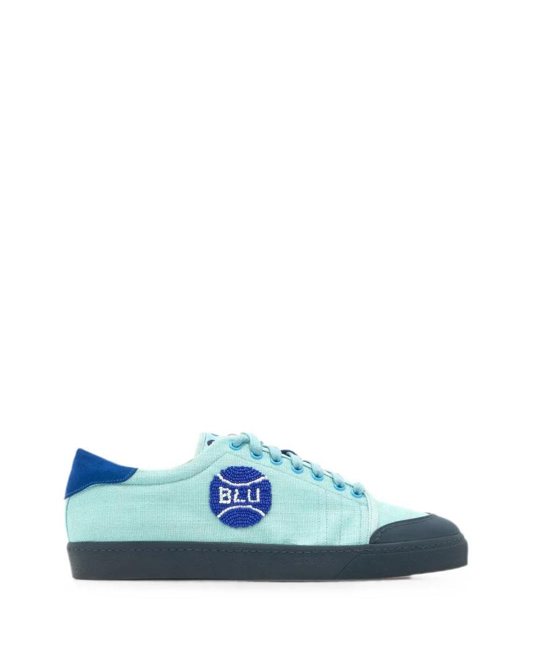 Blu Scarpa Blue Miami Low-Top Sneakers for men