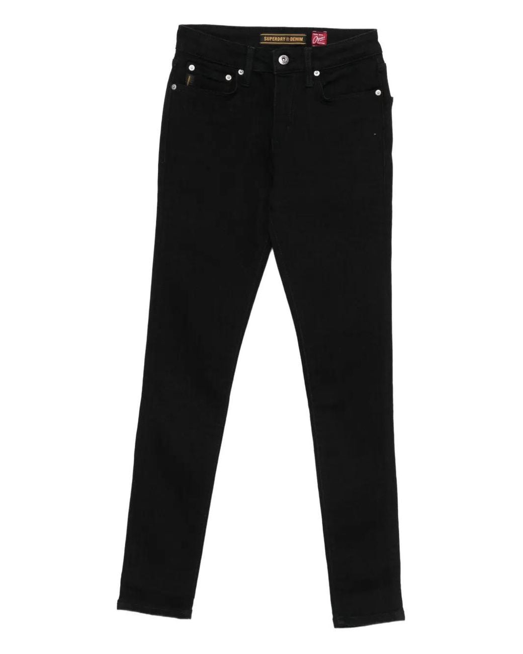 Superdry Black Venom-Wash Jeans for men