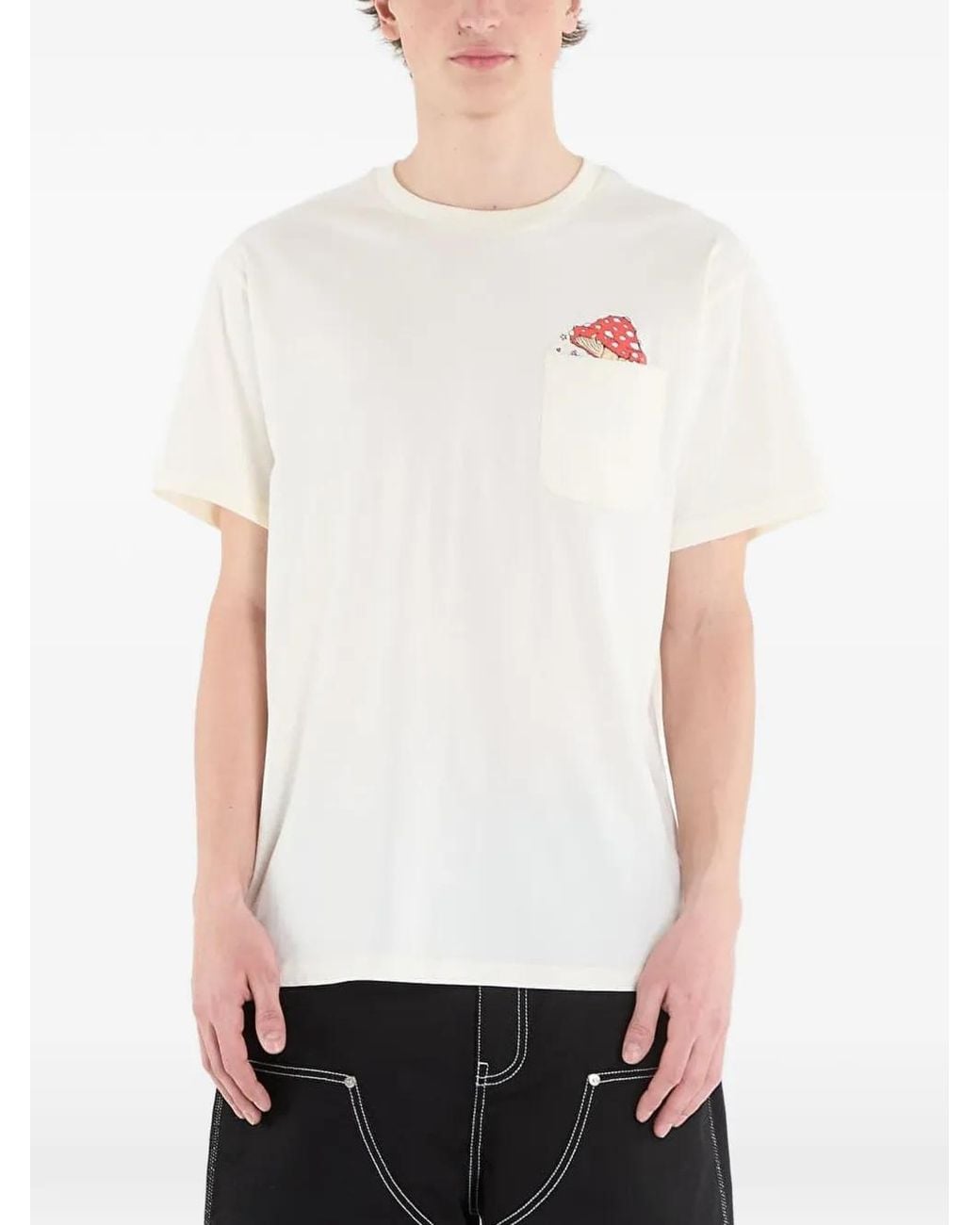 RIPNDIP White Funny Gungus Pocket T-Shirt for men