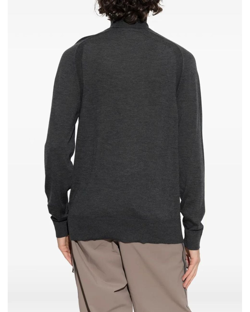 Bogner Black Gordon Roll-Neck Sweater for men
