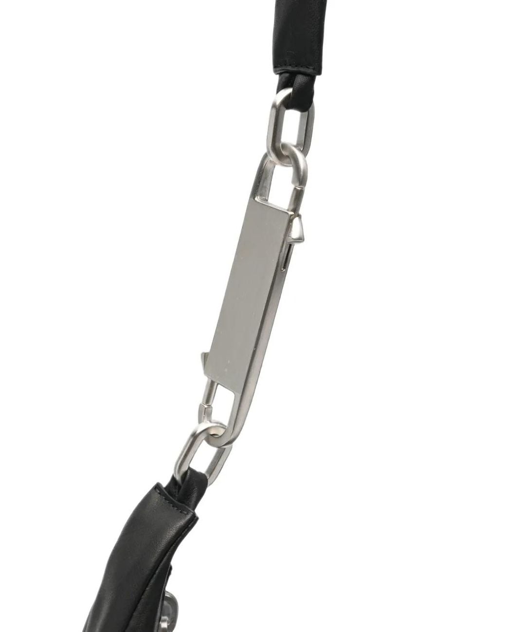 Rick Owens Black Sac Cabas Gemini En Cuir
