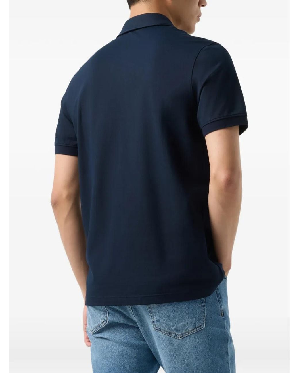 Bogner Blue Timo Logo-Print Polo Shirt for men