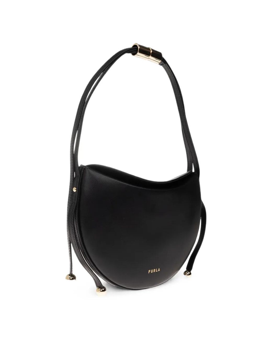 Furla Black Moonstone Shoulder Bag S