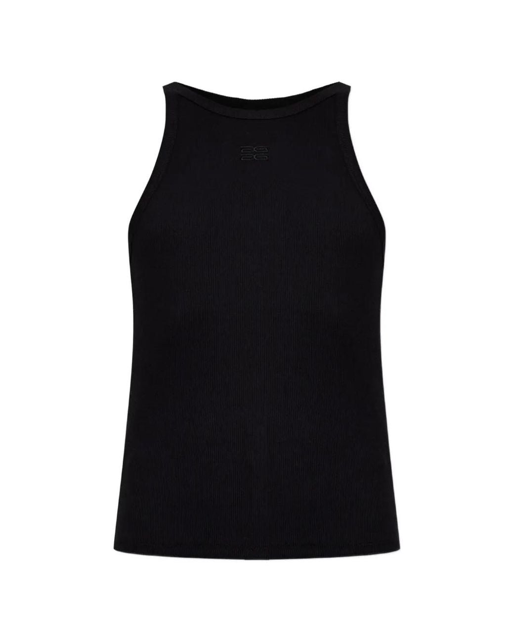 Gestuz Geribbelde Tanktop in het Black