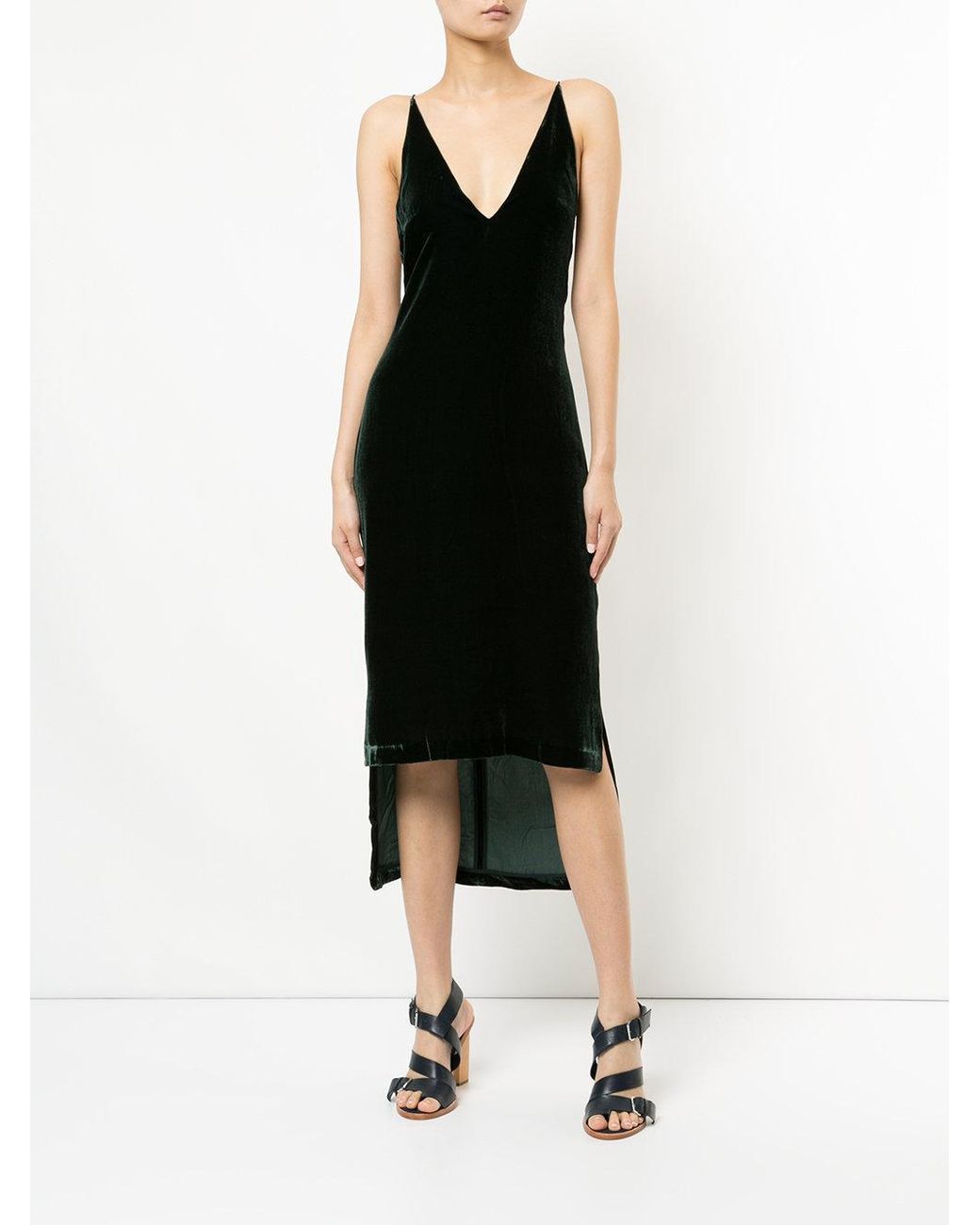 Dion Lee Velvet Fine Line Cami Dress in 