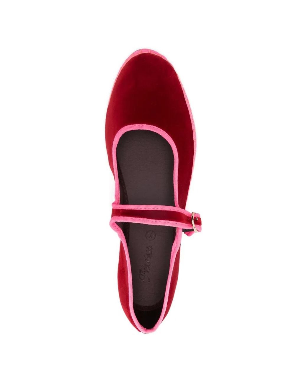 Flabelus Red Aurelie Ballet Flats