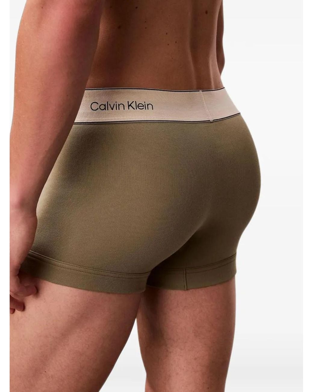 Calvin Klein Green Heritage 3-Pack Cotton Boxers for men