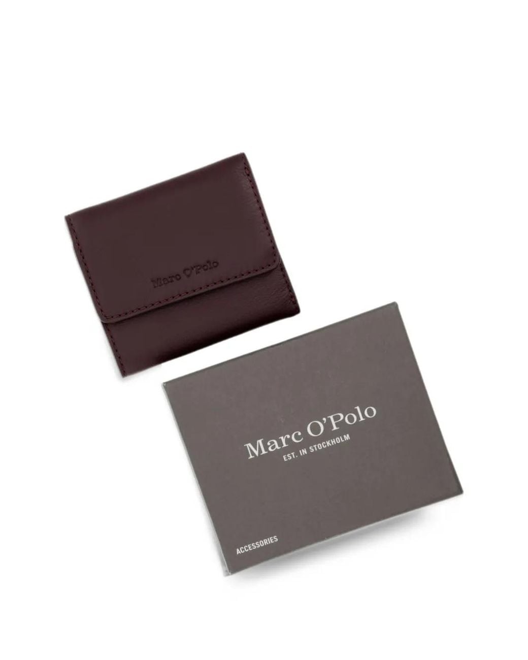 Marc O' Polo Purple Jean Leather Wallet