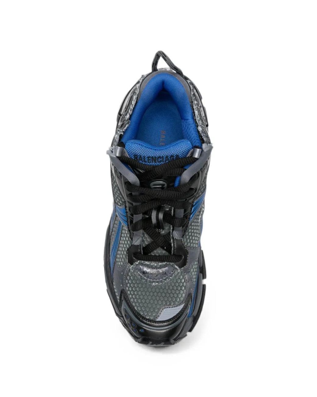 Balenciaga Blue Runner Panelled Sneaker for men