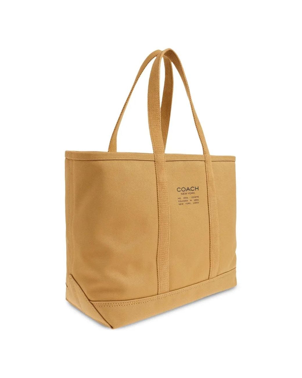COACH Natural Utility Stitched Detail Tote Bag for men