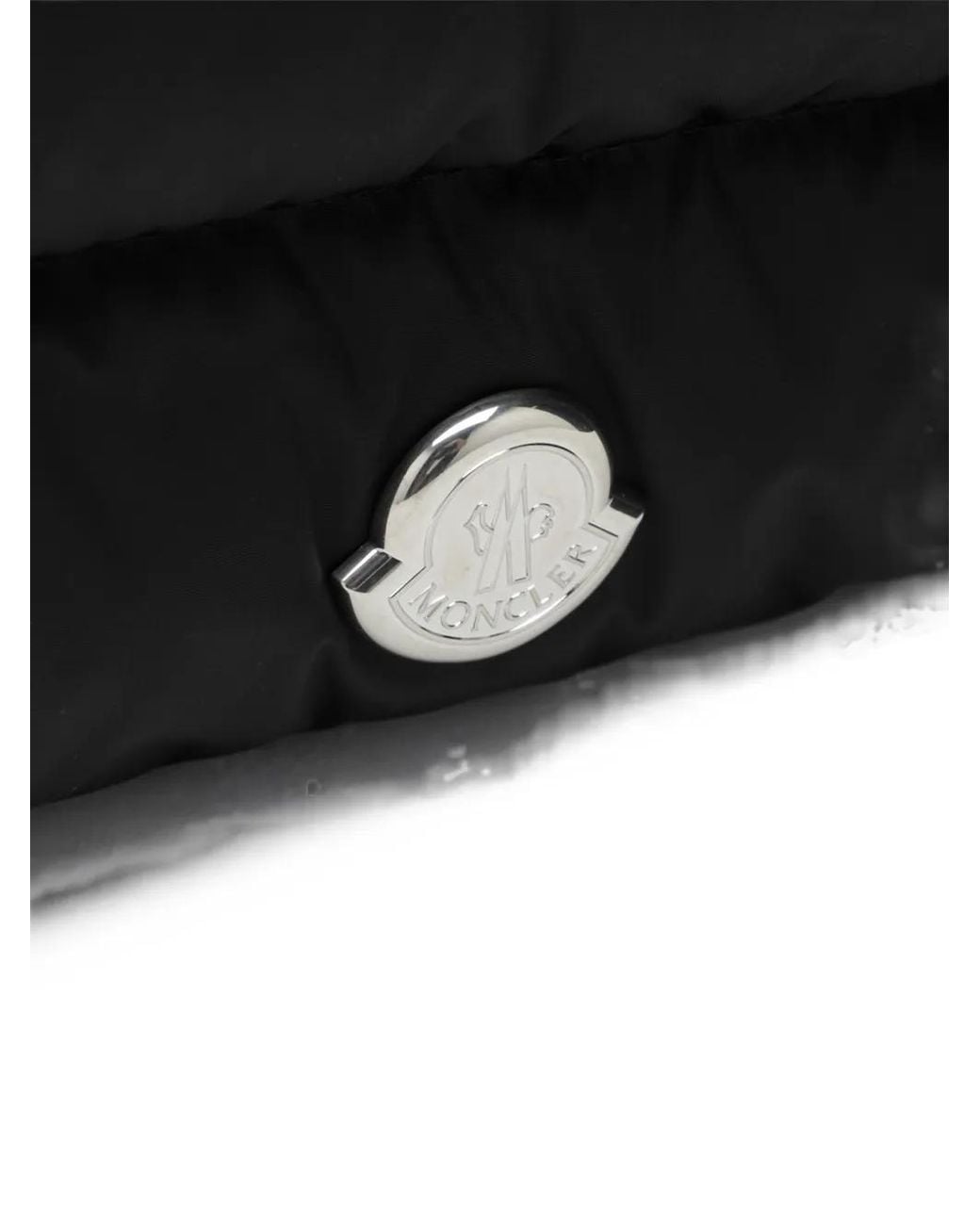 Moncler Black Caradoc Quilted Shoulder Bag