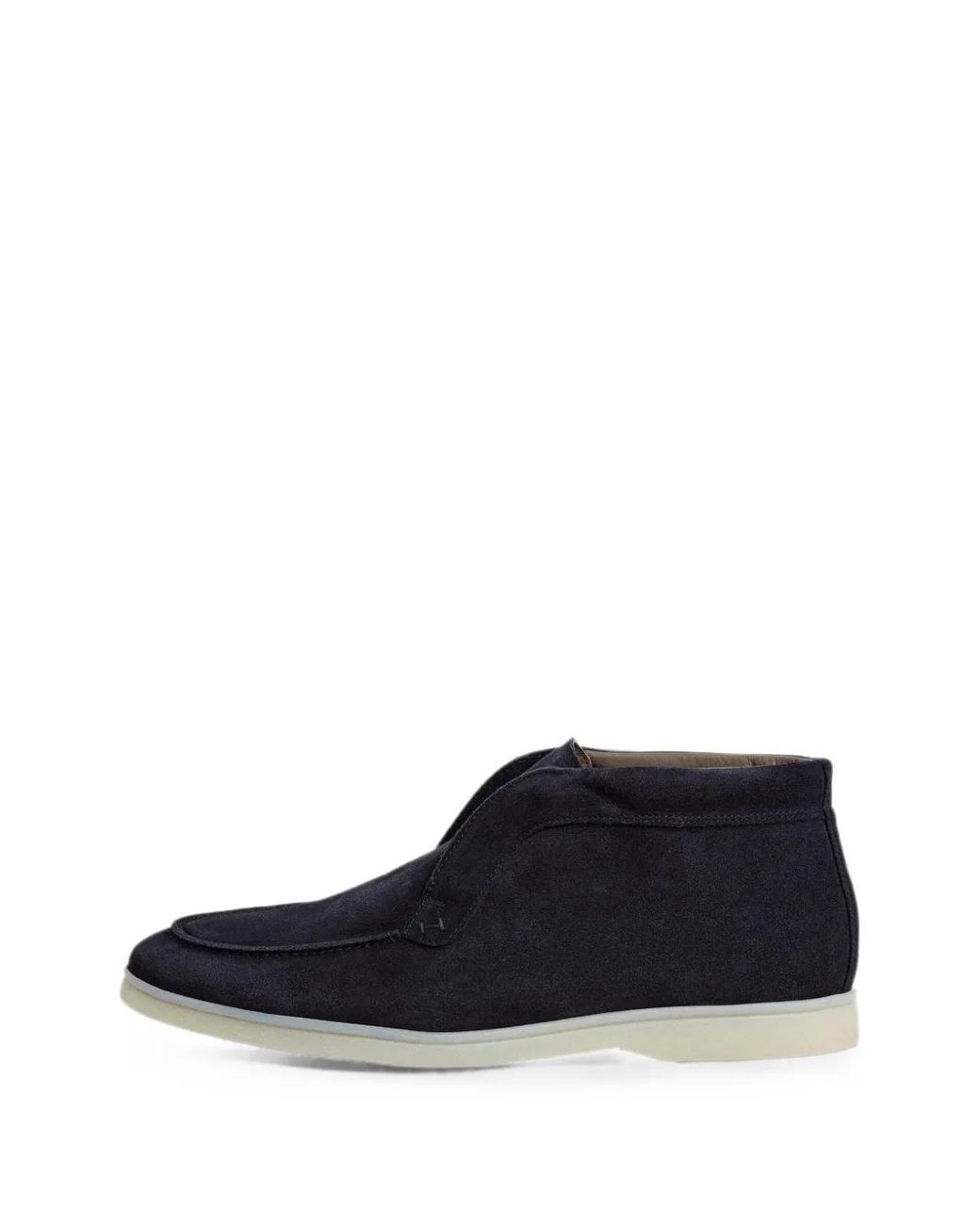Hackett Blue Almond-Toe Boots for men