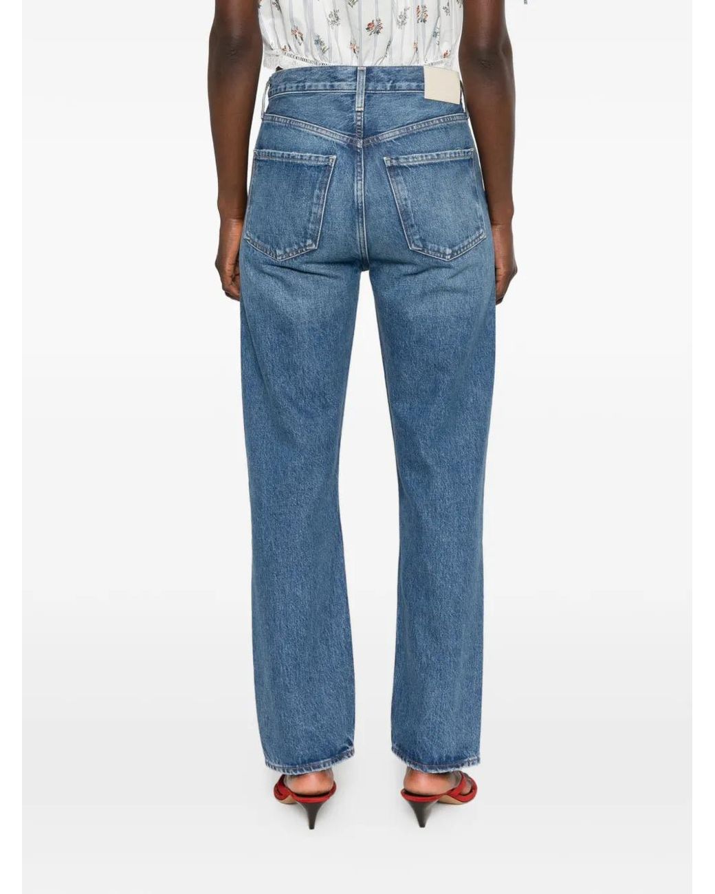 Citizens of Humanity Blue Blaine Straight-Leg Jeans