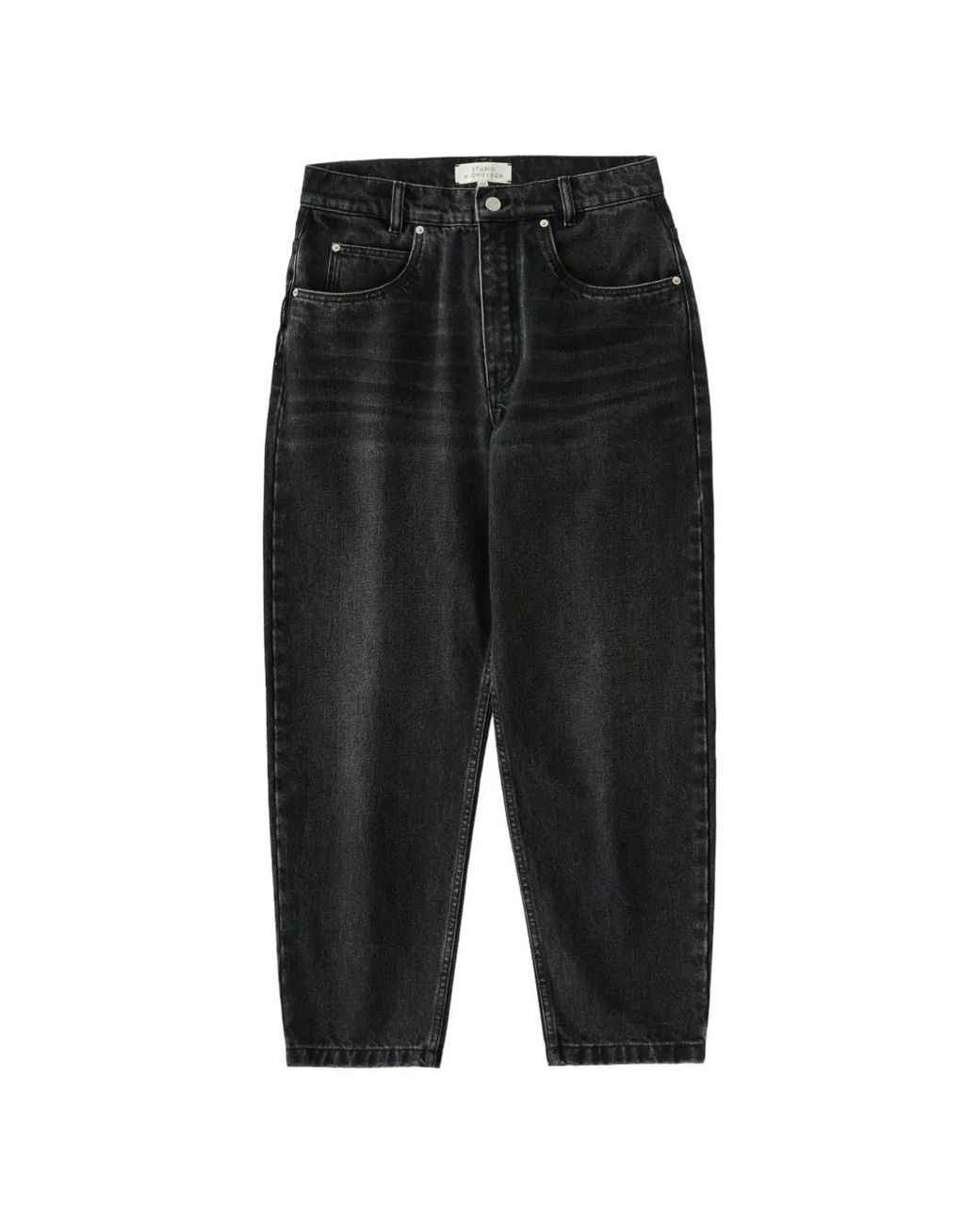 Studio Nicholson Black Jura Five-Pocket Jeans