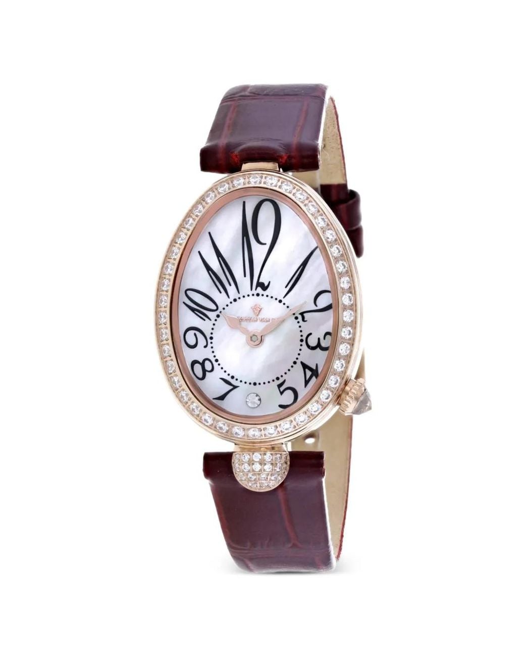Christian Van Sant White Florentine 34Mm Watch
