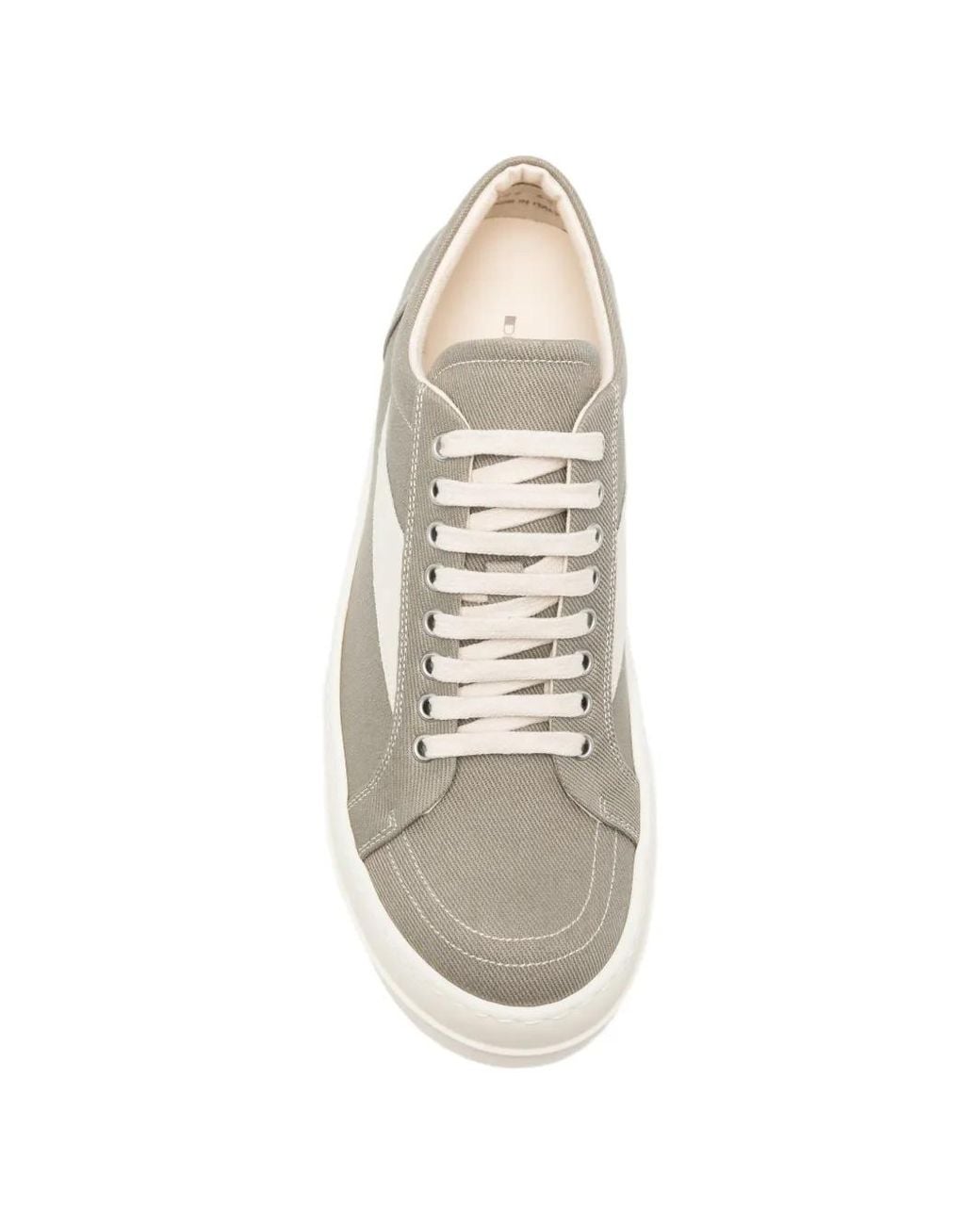 Rick Owens White Low-Tops Sneakers for men