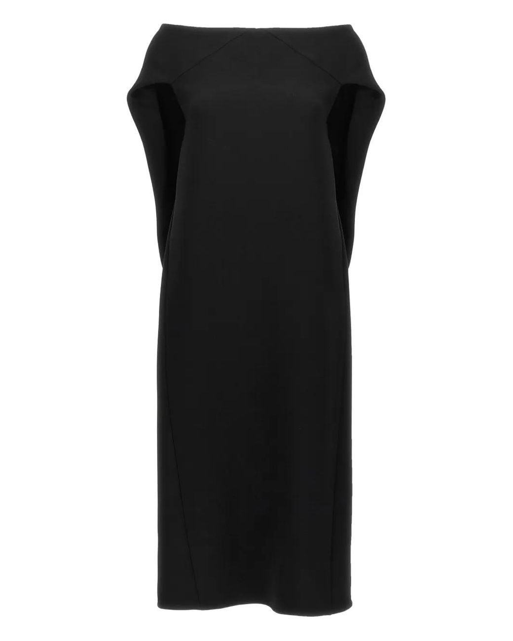 The Row Off-Shoulder Jurk in het Black